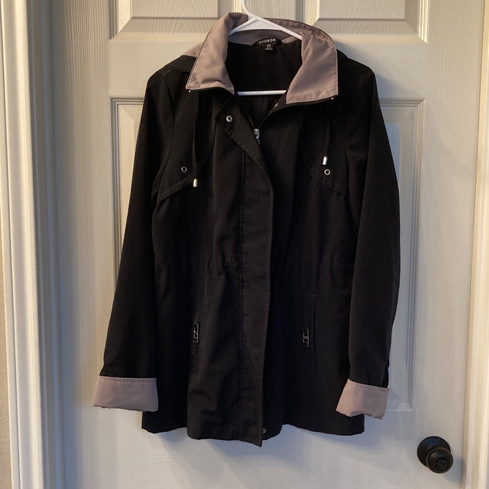 George Black Jacket with Gray Accents